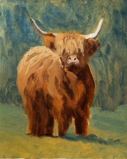 Highland cow print