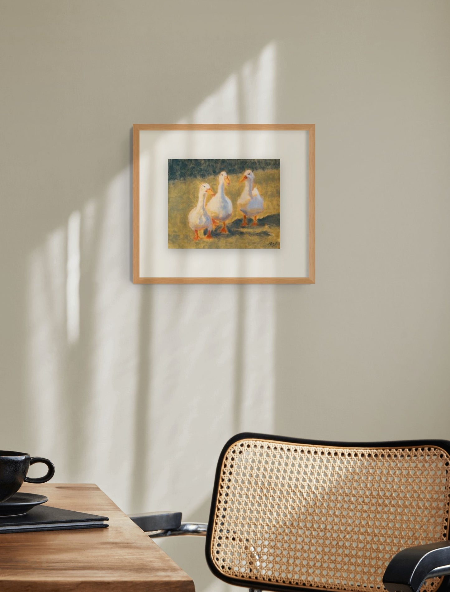 Waddle of ducks print