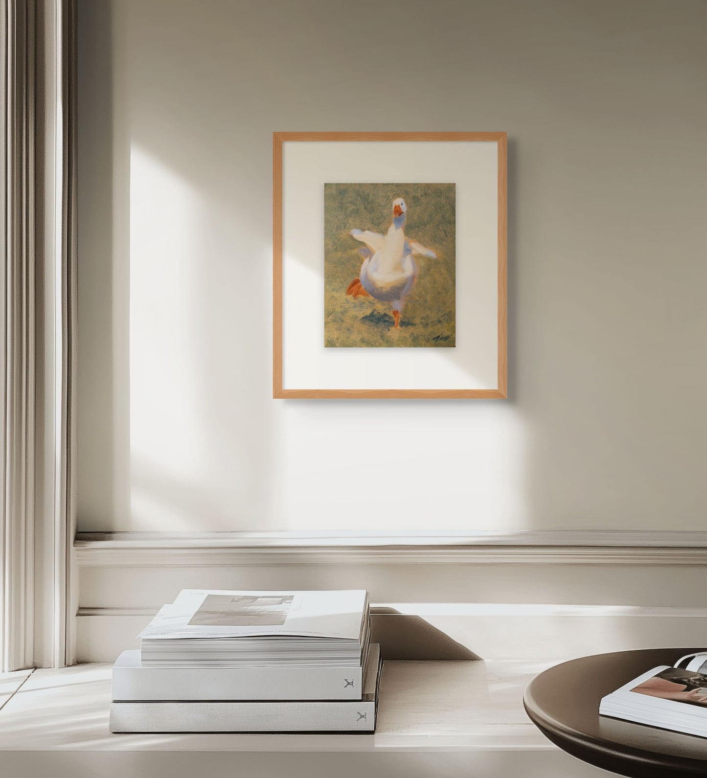 Goose chase print