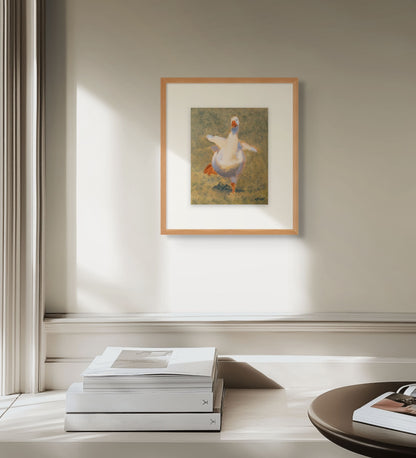 Goose chase print