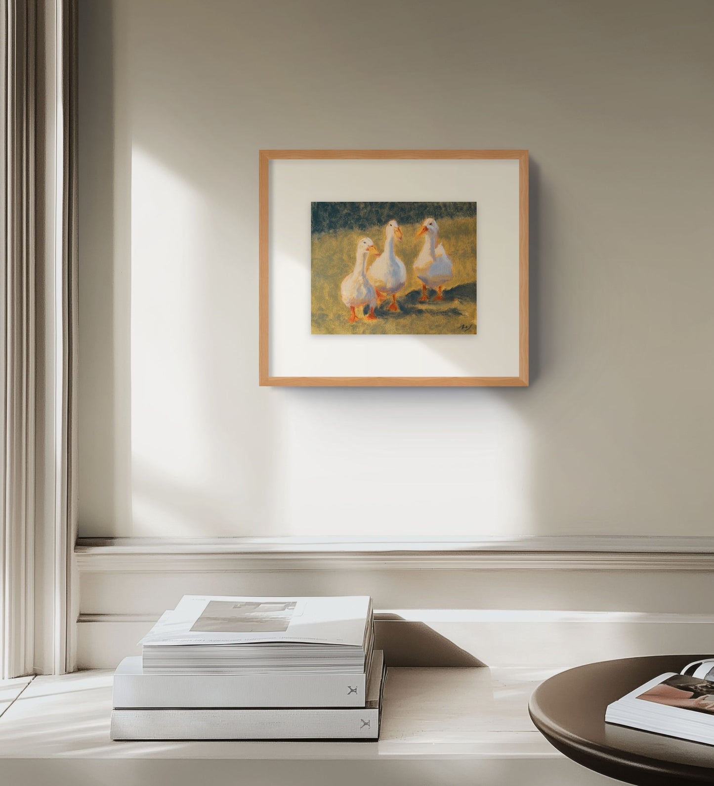 Waddle of ducks print